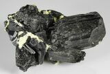 Black Tourmaline (Schorl) Crystals with Orthoclase - Namibia #177552-1
